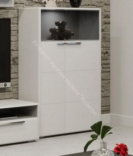 Гостиная «Наоми» №8 (Белый глянец)