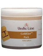 Гелевая золотая маска с экстрактом шафрана и золотой пудрой | 100 мл | Vedic Line