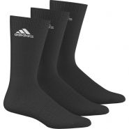 Носки чёрные 3 пары Adidas Performance Crew Thin AA2330