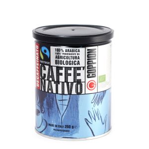 Кофе молотый без кофеина Nativo Goppion Caffe БИО - 250 г (Италия)