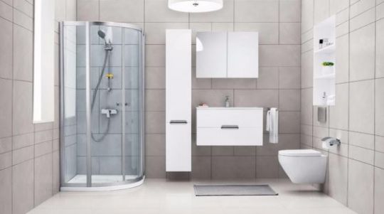 Шкаф-пенал Am.Pm Spirit с корзиной для белья 32х35 схема 2