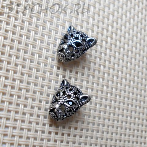 Серьги-гвоздики "Леопард" (США)