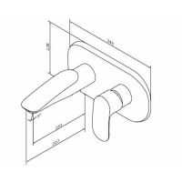 Смеситель Am.Pm Sensation F3072200 схема 2