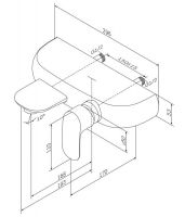 Смеситель Am.Pm Sensation F3010000 схема 2