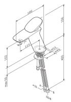 Смеситель Am.Pm Spirit V2.0 F70A02100 схема 5