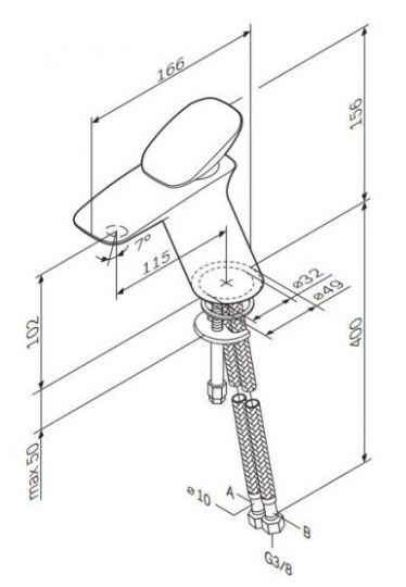 Смеситель Am.Pm Spirit V2.0 F70A02100 ФОТО