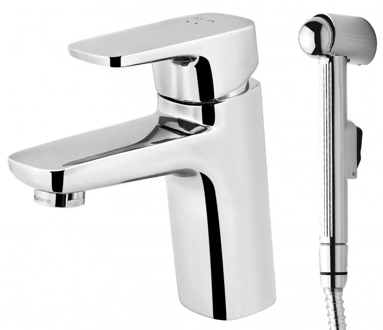 Смеситель с гигиеническим душем Am.Pm Spirit F7003000 цена от 14 393 ₽ Фото Смеситель с гигиеническим душем Am.Pm Spirit F7003000