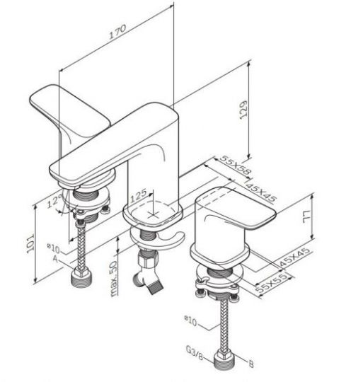 Смеситель Am.Pm Spirit F7008000 ФОТО