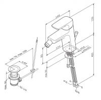 Смеситель Am.Pm Spirit F7083100 схема 3