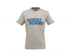 Футболка серая Adidas Graphic Tee Boxing ADISGT01