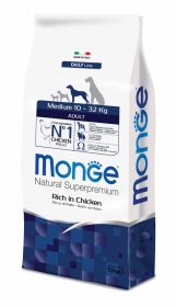 Monge Dog Medium корм для взрослых собак средних пород 12 кг
