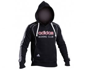 Толстовка с капюшоном черная (Худи) Adidas Hoody Sweat Boxing Club ADITB091