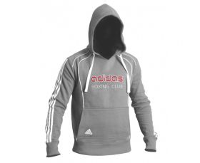 Толстовка с капюшоном серая (Худи) Adidas Hoody Sweat Boxing Club ADITB091