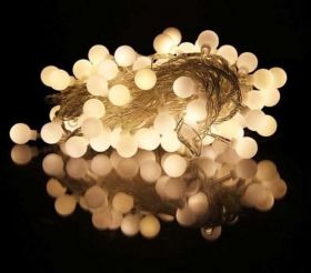 Гирлянда Neon-Night шарики теплый белый, светодиодная, 80 LED, диаметр 18 мм, 10 м