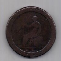 1 пенни 1797 г. Великобритания