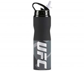 Бутылка для воды черно-серая 0.75 л Reebok UFC Ultimate Fan Water Bottle BR4603