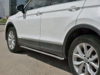 Пороги труба d42 секции (вариант 3) VOLKSWAGEN TIGUAN 2017-