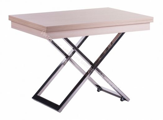 Стол-трансформер Cross Выбеленый дуб