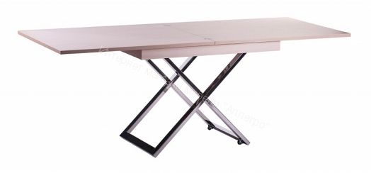 Стол-трансформер Cross Выбеленый дуб