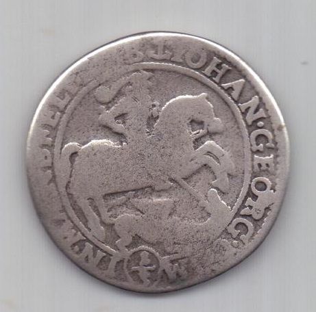 1/3 талера 1671 г. Мансфельд. Германия