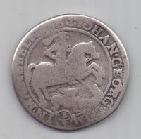 1/3 талера 1671 г. Мансфельд. Германия