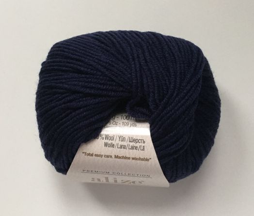 Merino royal (Alize) 58-т. Синий