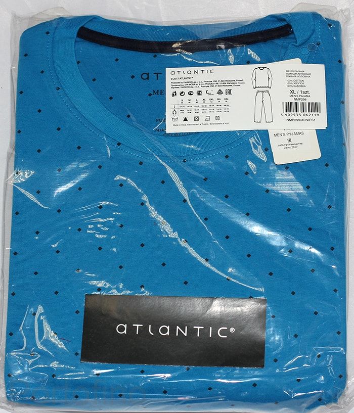 NMP-299 Пижама мужская Atlantic купить в интернет магазине Portofino.