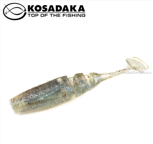 Виброхвост Kosadaka Loopy Shad 80, 7шт., цвет SBY LSH-080-SBY