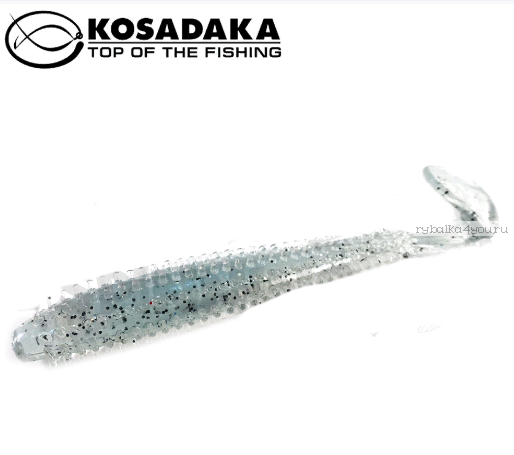 Виброхвост Kosadaka Spikey Shad 120, 4шт., цвет SBY SSH-120-SBY