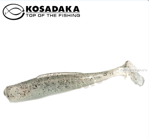 Виброхвост Kosadaka Weedless Minnow 65, 6шт., цвет SBY WM-065-SBY