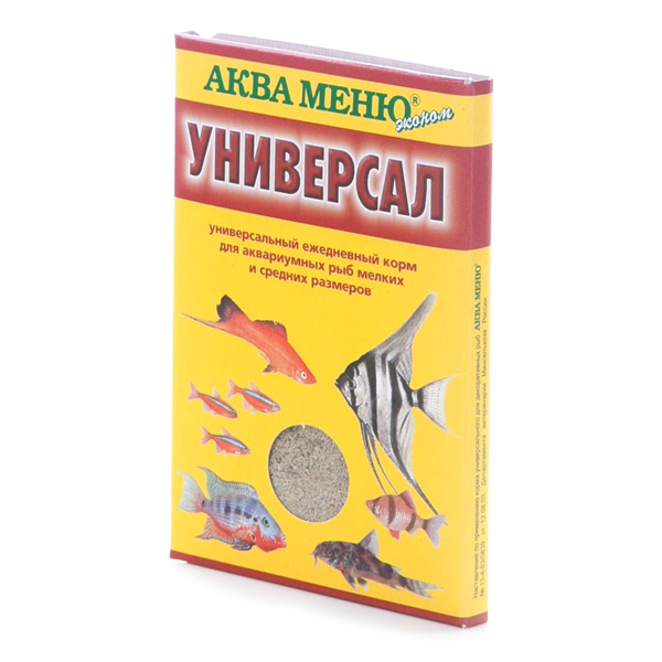 Корм Аква Меню Универсал 30гр для большинства видов аквариумных рыб