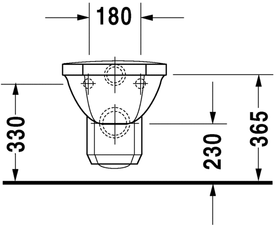 Подвесной унитаз Duravit Серия 1930 018209 ФОТО