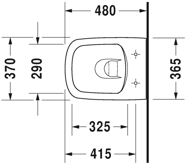 Безободковый унитаз Duravit DuraStyle 457109 Комплект: 257109 + 006379 ФОТО