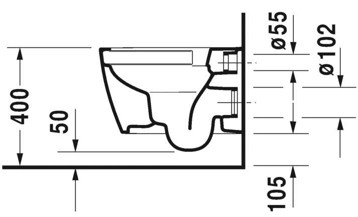 Унитаз Duravit ME By Starck rimless 253009 ФОТО