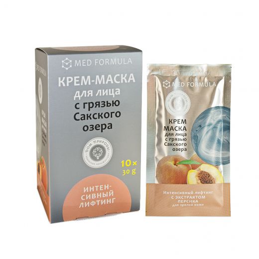 Крем-маска с Грязью Сакского озера "Интенсивный лифтинг"10*30гр