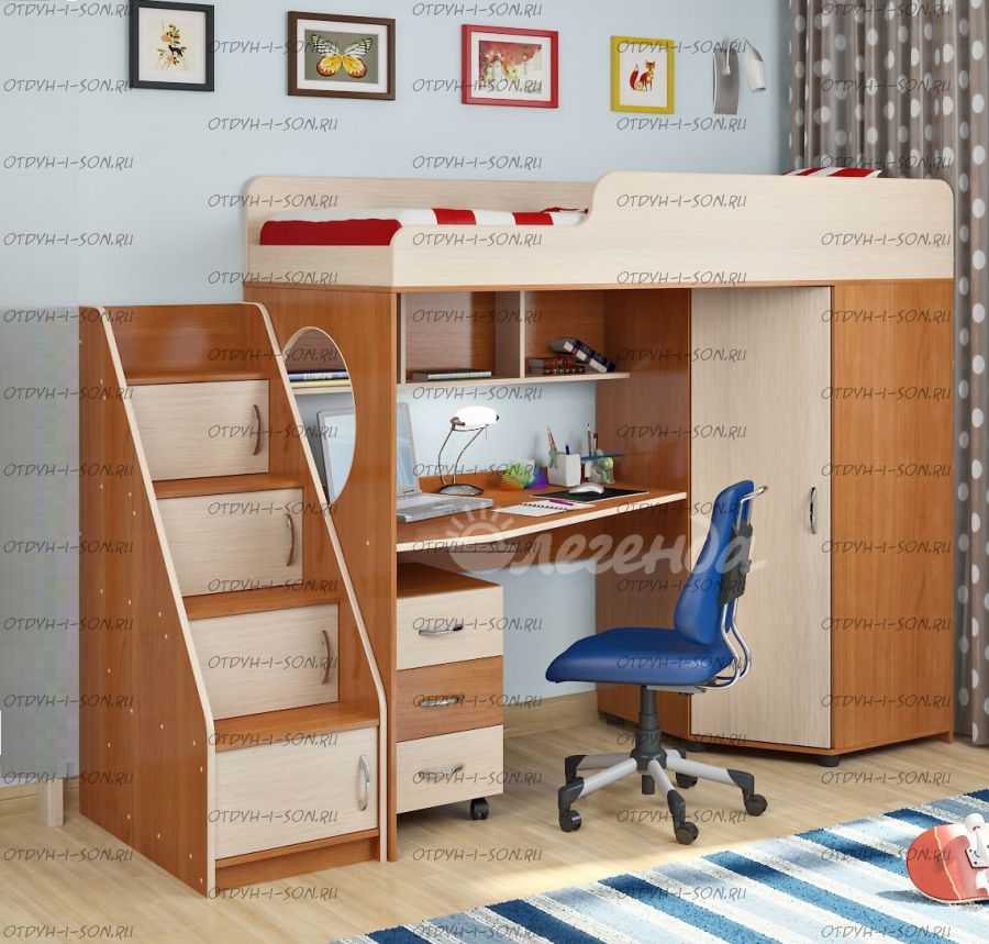 Кровать-чердак Легенда-ЛК4.3