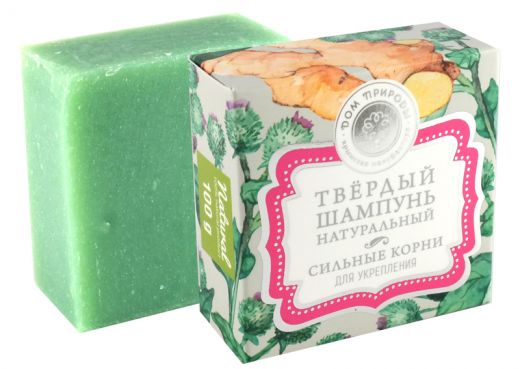 Мыло твердый шампунь "Сильные корни" 100 гр