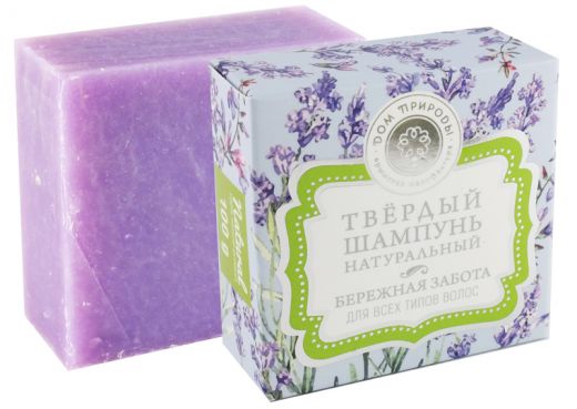 Мыло твердый шампунь "Бережная забота"100 гр