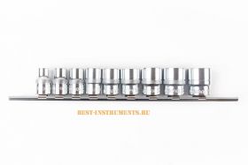 TBS-22005 Набор торцевых головок 1/2" 12 гр. 10-24 мм Licota 10 предметов на линейке
