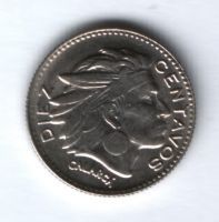 10 сентаво 1966 г. Колумбия AUNC
