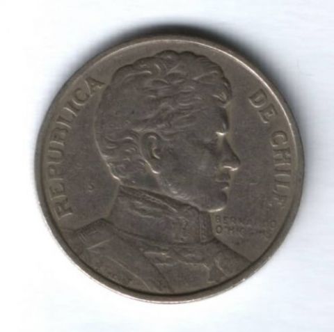 1 песо 1975 г. Чили
