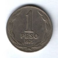 1 песо 1975 г. Чили