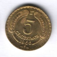 5 чентезимо 1966 г. Чили