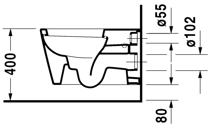 Подвесной унитаз Duravit Starck 1 021009 ФОТО