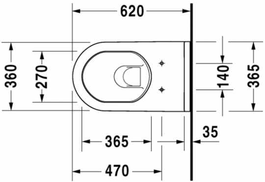 Унитаз с функцией биде Duravit Starck 3 222609 ФОТО