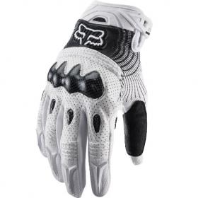 Fox Bomber Glove White/Black перчатки, бело-черные