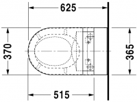 Унитаз с функцией биде Duravit Darling New SensoWash 254459 схема 4