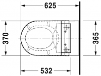 Унитаз с функцией биде Duravit Darling New SensoWash 254459 схема 7