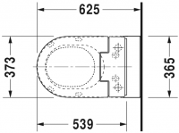 Унитаз с функцией биде Duravit Darling New SensoWash 254459 схема 9