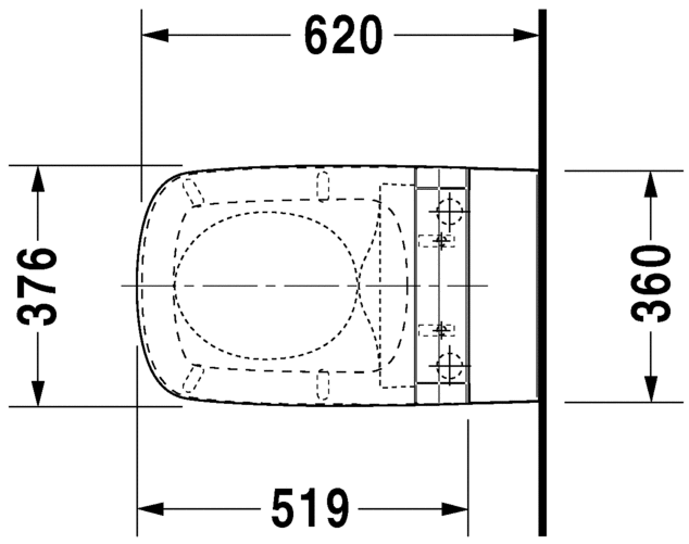 Унитаз с бидеткой Duravit DuraStyle SensoWash 253759 ФОТО